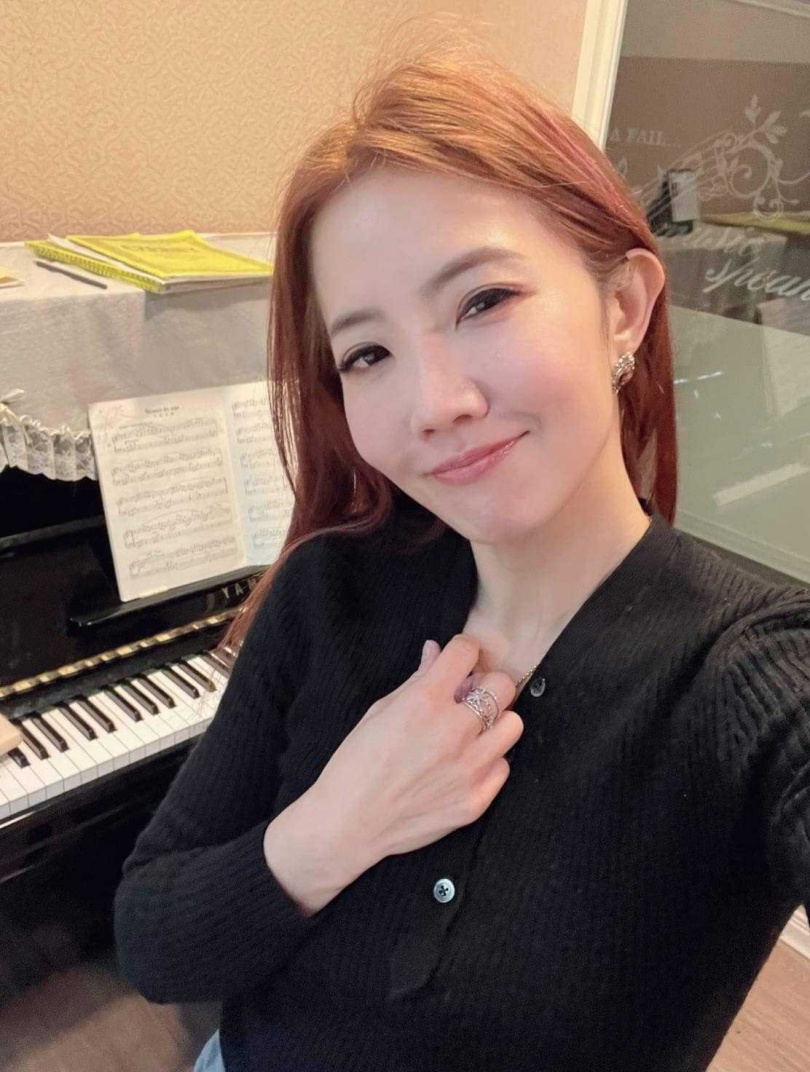 除演藝工作外，謝忻也在教鋼琴，日前還曾感嘆對學生的不練習感到無力。（圖／翻攝自謝忻臉書）